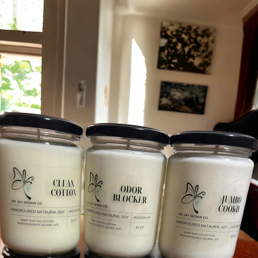 Single Wick 10 oz. 100% Soy Candles